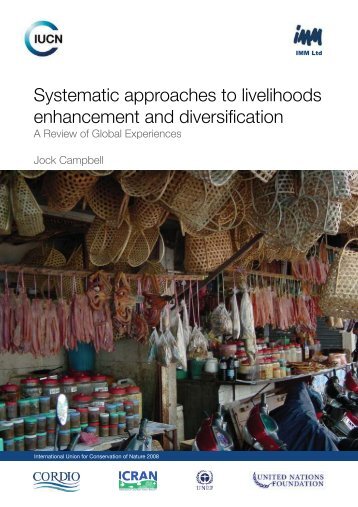 Systematic approaches to livelihoods enhancement and diversification