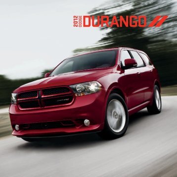 2012 Durango brochure - Dodge