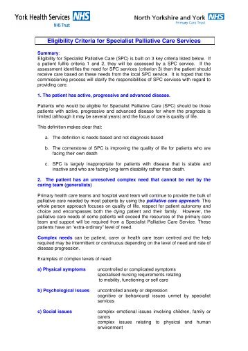 Palliative Care Assessment Form MR xx Insert Service Name here