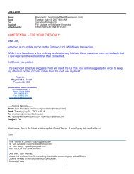 Email from Ray RE Fintraco Update.pdf - Joe Lavin's