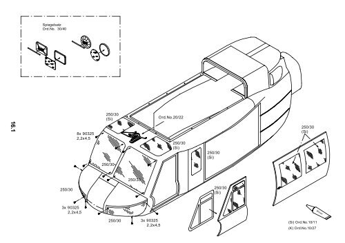 Rumpfbausatz Bell 212 Bell 412 - Vario Helicopter