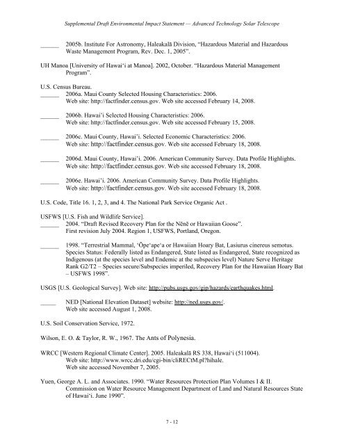 Section 7 - ATST - National Solar Observatory