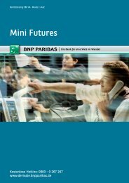 Mini Futures - BNP Paribas