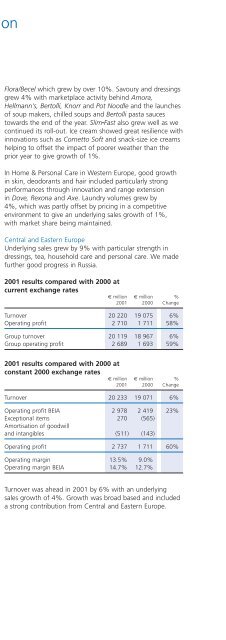 Report & accounts 2002 in full - Unilever