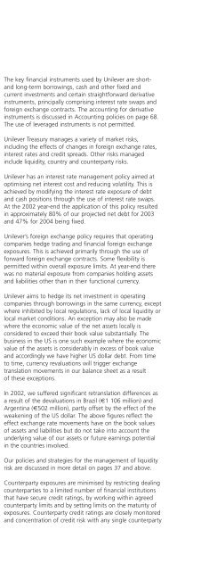 Report & accounts 2002 in full - Unilever