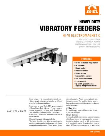 VIBRATORY FEEDERS