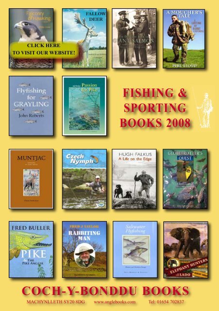 COCH-Y-BONDDU BOOKS FISHING & SPORTING BOOKS 2008