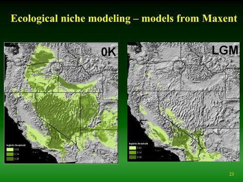 Ecological niche modeling