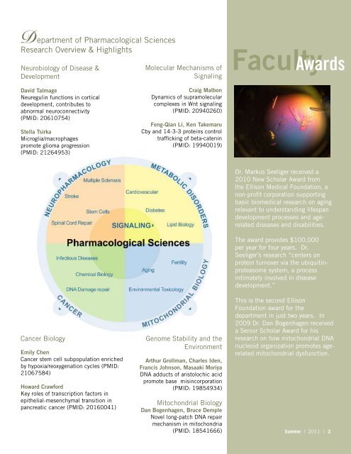 inside - Pharmacological Sciences - Stony Brook University