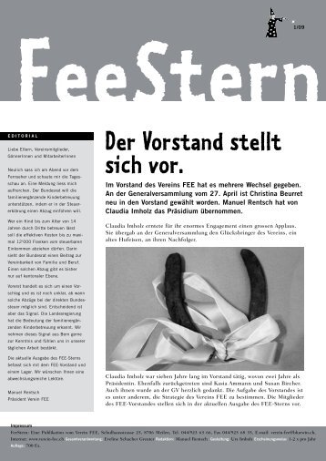 FeeStern Der Vorstand stellt sich vor. - Verein FEE