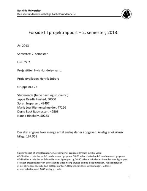 Samlet opgave.pdf - Roskilde Universitet