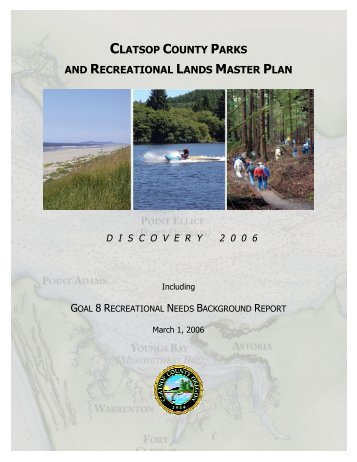 clatsop county parks and recreational lands master plan