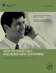 how to cold call and build new customers - Dale Carnegie Training