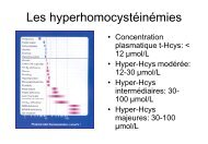 Comment explorer une hyperhomocystÃ©inÃ©mie (PDF) (148.8 ... - sfeim