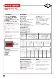 WIMA SMD-PET - TAW Electronics