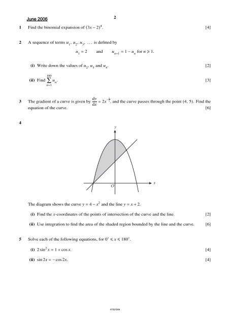 C2 Past Paper Booklet - The Grange School Blogs