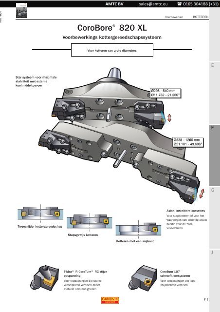 Roterende gereedschappen - Kotteren - Sandvik Coromant