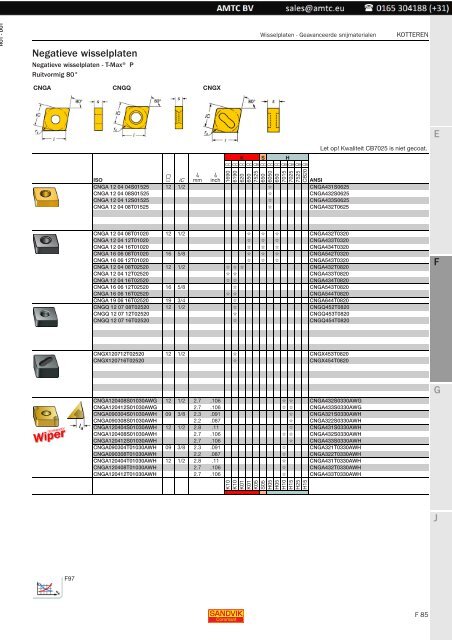 Roterende gereedschappen - Kotteren - Sandvik Coromant