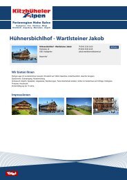 Hühnersbichlhof - Wartlsteiner Jakob - Mariastein