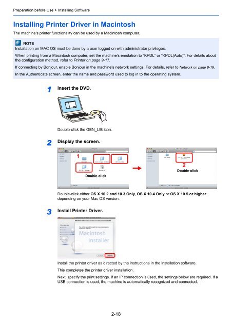 1 Display the screen. - UTAX UK