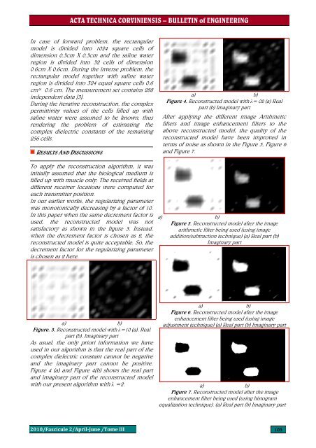 ACTA TECHNICA CORVINIENSIS - Bulletin of Engineering