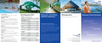 B-T Flyer3.indd - Bodensee Therme Konstanz