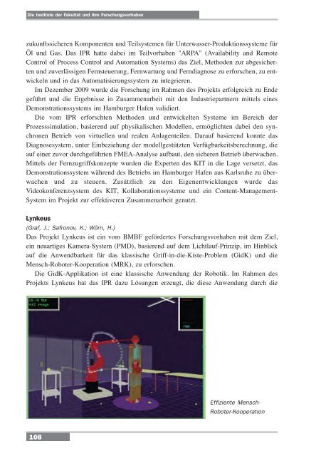 Jahresbericht informatik 2009 - KIT – Fakultät für Informatik