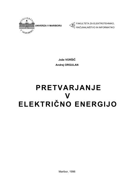 PRETVARJANJE V ELEKTRIÄŒNO ENERGIJO - POWERLAB