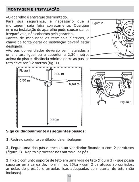 812 09 05 Rev0 UM Ventilador de Teto Air [778284] - Britânia