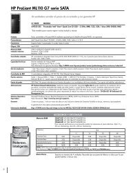 HP ProLiant ML110 G7 serie SATA - Sonda