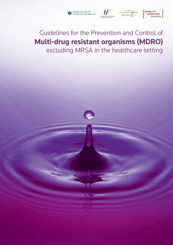 Guidelines for the Prevention and Control of Multi-drug - Health ...