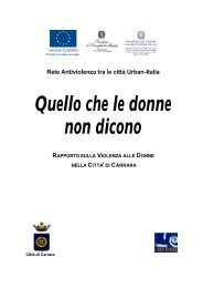 Rapporto di ricerca Massa Carrara - Rete Pari Opportunita