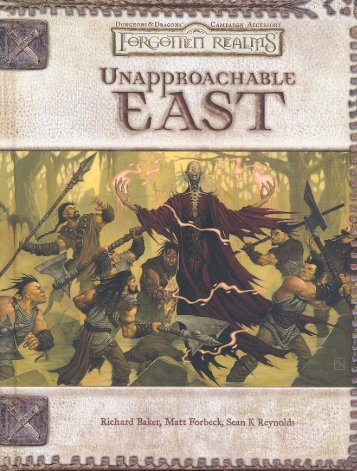 Unapproachable East.pdf - The Forgotten Realms