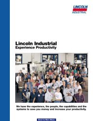 Lincoln Industrial is a subsidiary