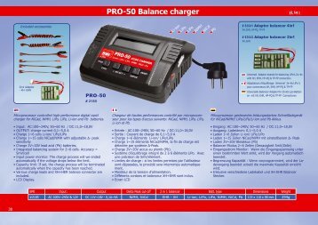 PRO-50 Balance charger - BMI-models