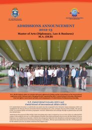 MA (DLB) - OP Jindal Global University