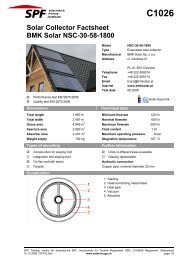 Solar Collector Factsheet BMK Solar NSC-30-58-1800 - Institut fÃƒÂ¼r ...