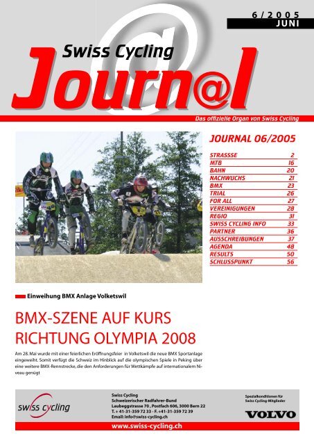 Swiss Cycling Journal 06/2005 - Velo-Moto-Club Männedorf