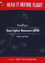 Basic Fighter Maneuvers (BFM) - Thai Flight Simulator