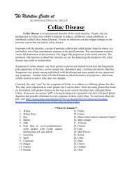 Celiac Disease - Scarsdale Medical Group