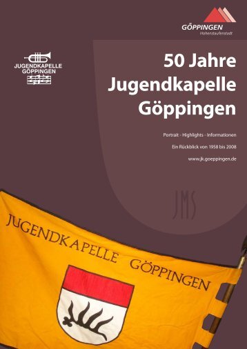 Festschrift 50 Jahre Jugendkapelle GP web.pdf - GÃ¶ppingen