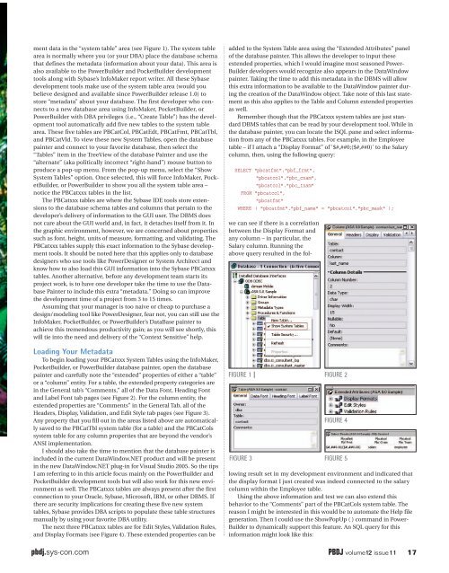 in PowerBuilder - sys-con.com's archive of magazines - SYS-CON ...