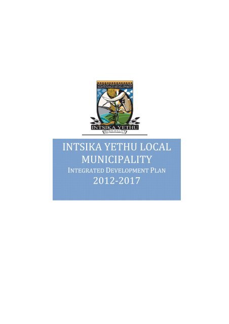 intsika yethu local municipality - Provincial Spatial Development plan