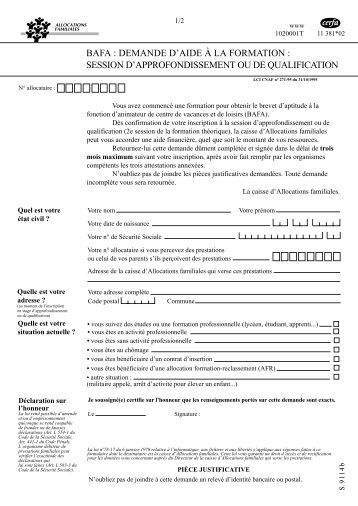 Formulaire Demande Subvention Caf Formulaire Demande Subvention Caf