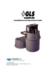 GLS Compact Sampler User Manual - Isco