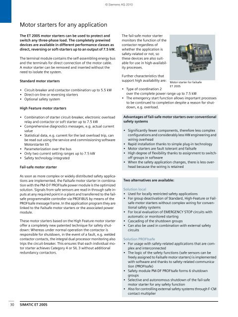 SIMATIC ET 200 - For distributed automation solutions - November ...