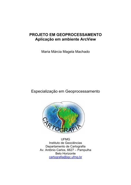 Projetos em Geoprocessamento - UFMG