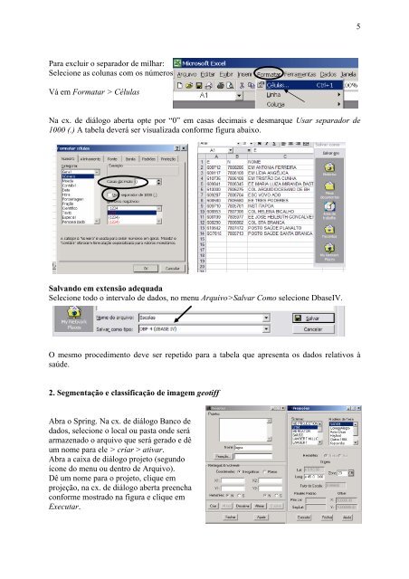 Projetos em Geoprocessamento - UFMG