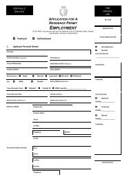 Form C - Application for Residence Permit submitted by a non-EU ...