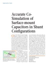 Accurate Co- Simulation of Surface-mount Capacitors in Shunt ...
